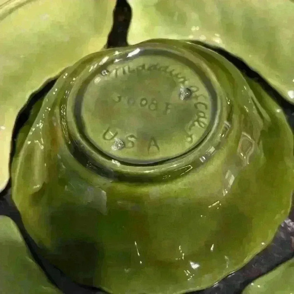 VINTAGE, MCM Maddox of California USA cabbageware, #3008! Perfect condition - Picture 3 of 5